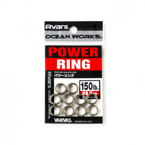 Заводные кольца Varivas Avani Ocean Works Power Ring 80Lb