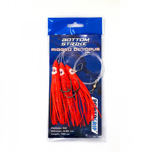 Сабики Bottom Strike Rigged Octopus #8/0 0.80mm Fl.Orange