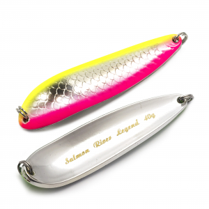 Блесна Salmon River Legend 21гр Red-Silver-Yellow