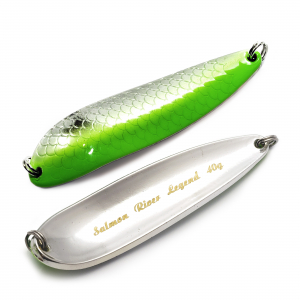 Блесна Salmon River Legend 34гр Silver-Green
