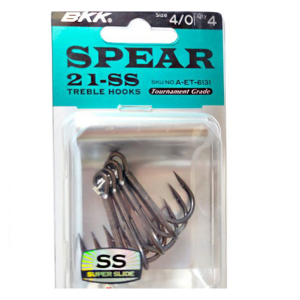 Крючок тройной BKK Spear 21-SS #4/0 (4шт)