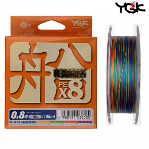 Плетеный шнур YGK VERAGASS PE X8 #1.2 (200м)