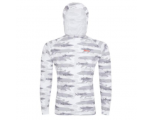 Футболка Pike Sunshield Hoodie, Print Camo Grey 2XL